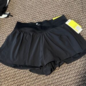 Women's Black Athletic Shorts